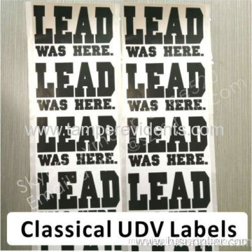 Classical Black Printing Egg Shell Sticker,ultra Destructible Vinyl Label With Borders,breakaway Sticker Hard To Remove 